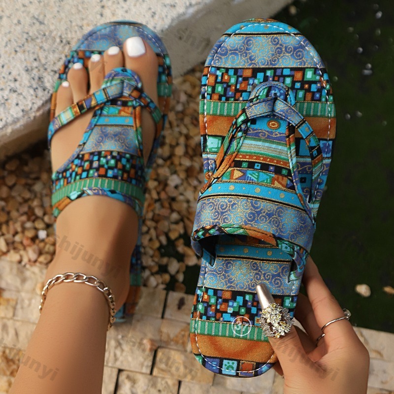 Ethnic Fashion Women - Large Size Women's Sandales 2025 Summer