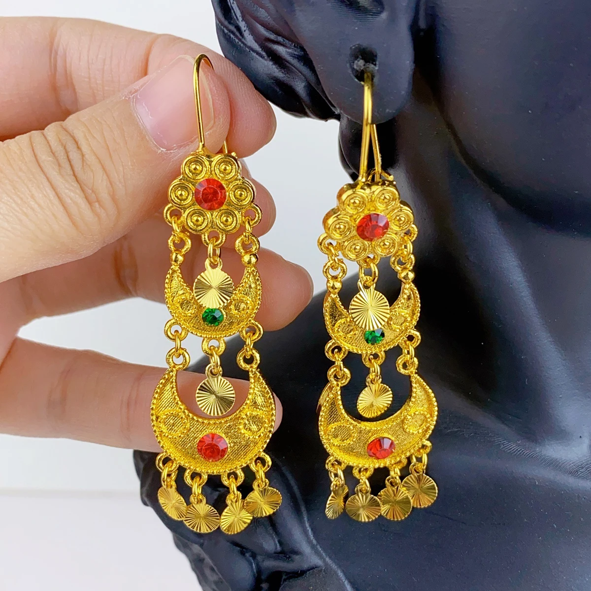 Indian Drop Dangle Earrings Je - Ethnic Fashion India ulasan dan harga
